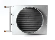 Канальный нагреватель-калорифер NWPk 160/2 водяной круглый Неватом