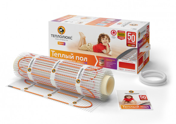 Нагревательный мат Теплолюкс Tropix МНН 480 Вт/3,0 кв.м