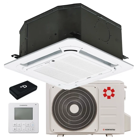 Кассетный инверторный кондиционер Kentatsu KSZB35HZAN1R/KSUNB35HZAN1/KPU65-D