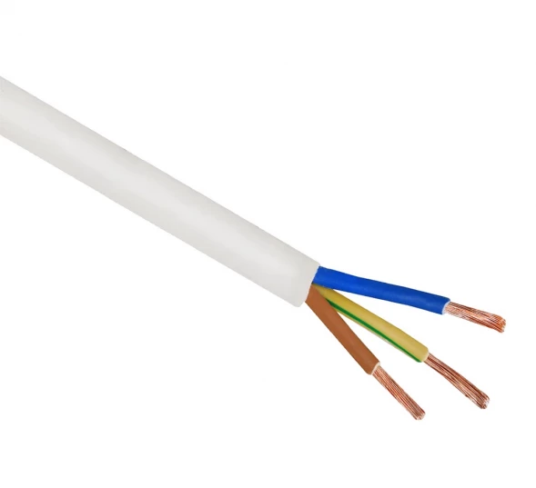 Кабель ПВС Белый 3х1,5мм для электропитания кондиционера (бухта 100м)  