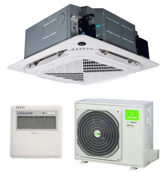 Кассетный кондиционер Lessar LS-HE36BVA4/LU-HE36UVA4/LZ-B4UB