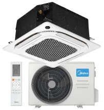 Кассетный инверторный кондиционер Midea MCA4U-12HRFNX-Q(GA)/MOX230-12HFN8-Q(GA)/T-MBQ4-03AWD