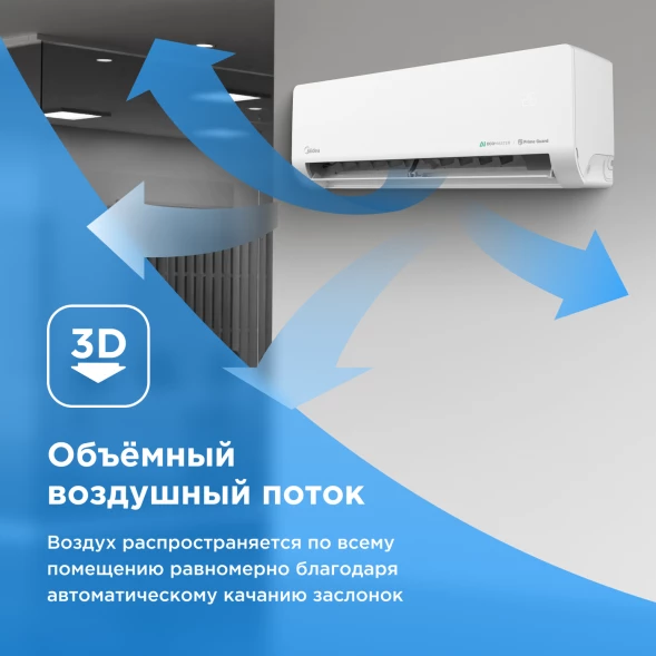 Кондиционер инверторный Midea MSES1S-09FRN8G1/MOES1-09FRN8G1/-40